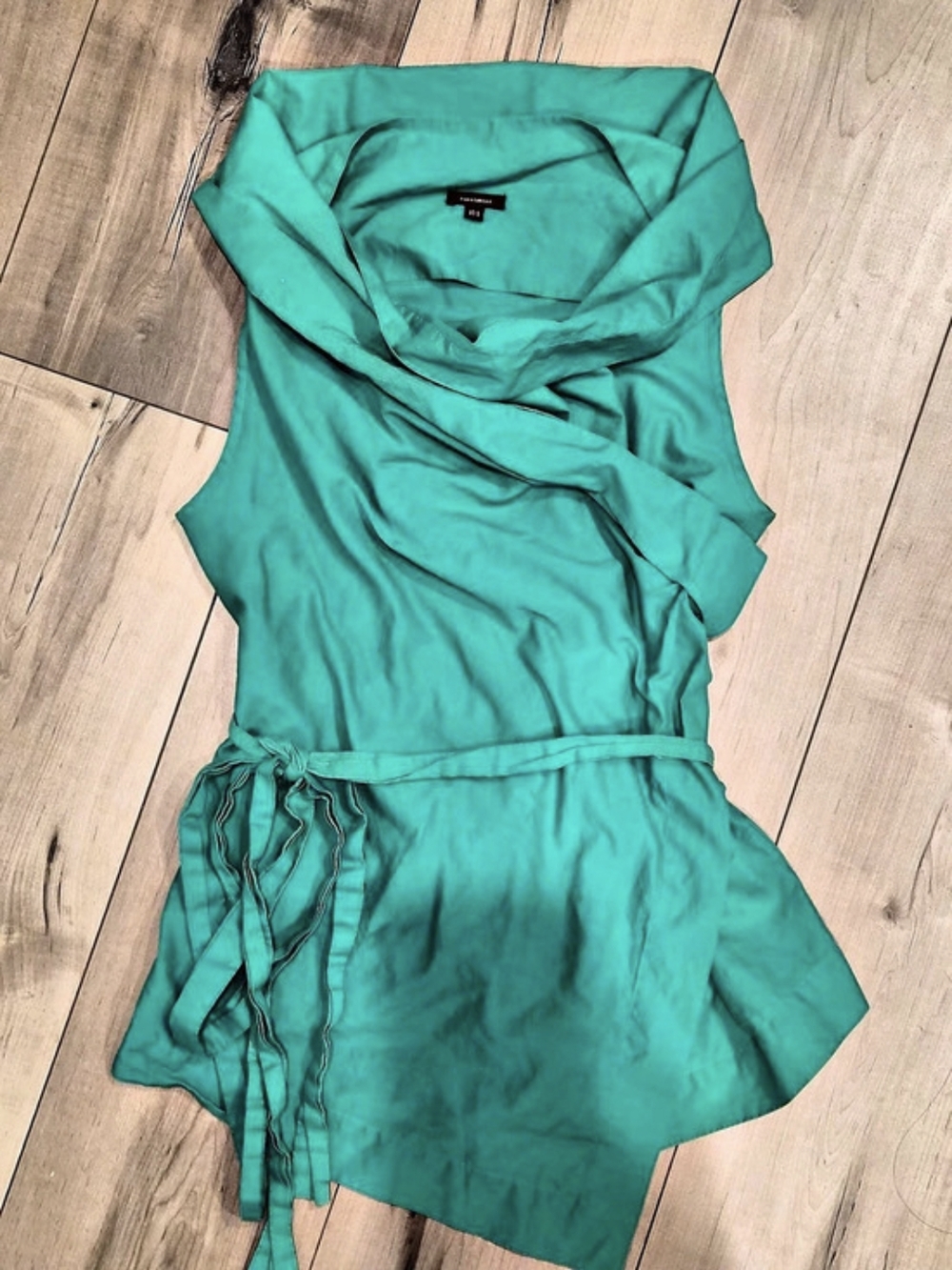 Fullcircle Cotton Asymmetrical Wrap Around / Scarf Top